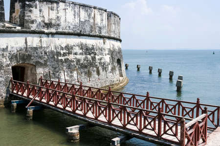 Bridge at San Fernando de Bocachica Fortの写真素材