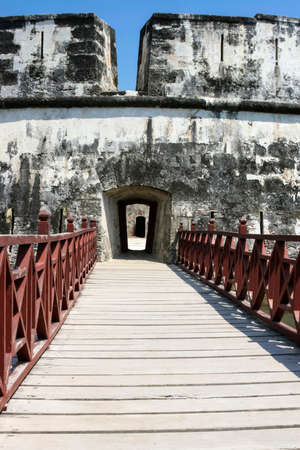 Bridge at San Fernando de Bocachica Fortの写真素材