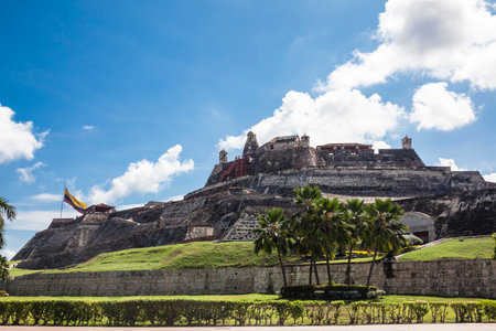 San Felipe Castle in Cartagena de Indias "Castillo de San Felipe"のeditorial素材