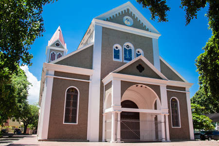 Pie de la Popa Hermitage, Cartagena de Indiasの写真素材