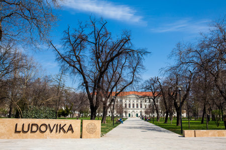 National Public Service University Campus Ludovica in Budapestのeditorial素材