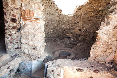 Ruins of the ancient city of Pompeiiの写真素材