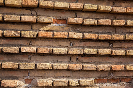 Detail of the walls of the famous Colosseum in Romeのeditorial素材