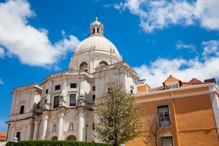 The Church of Santa Engracia or the National Pantheon built on the 17th-centuryの写真素材