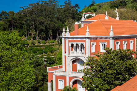 Beautiful architecture in Sintra city in Portugalのeditorial素材