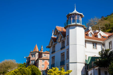 Beautiful architecture in Sintra city in Portugalのeditorial素材