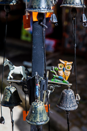 SINTRA, PORTUGAL - MAY, 2018: Beautiful crafts being sold on the streets of Sintraのeditorial素材