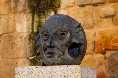 SALAMANCA, SPAIN - MAY, 2018: Monument to Diego de Torres Villarroel at Salamanca city centerのeditorial素材