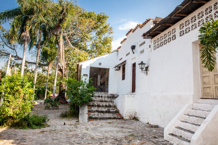 HONDA, COLOMBIA - JANUARY 12, 2024: Magdalena River Museum at the heritage town of Honda in the...