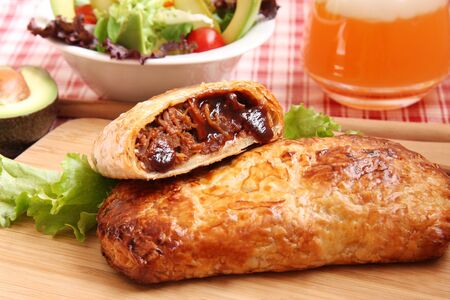 Stuffed puff pastryの写真素材