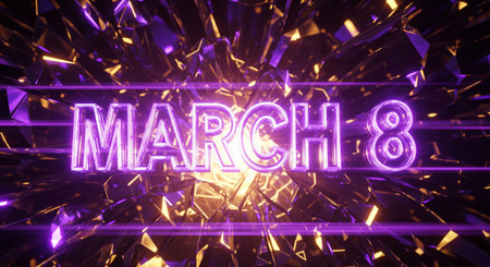 Mardi Gras lettering in purple neon lights 3d renderingの素材