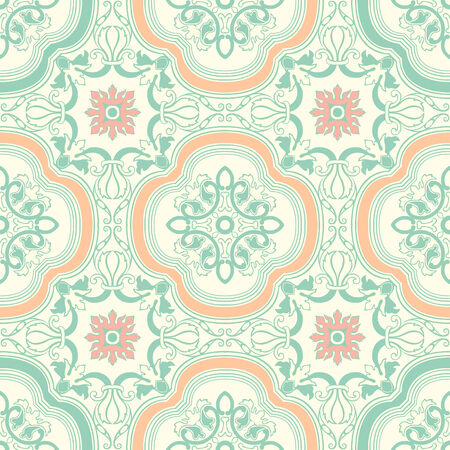 Background vintage flower. Seamless floral pattern. Abstract wallpaper. Texture royal vector. Fabric illustration.のイラスト素材