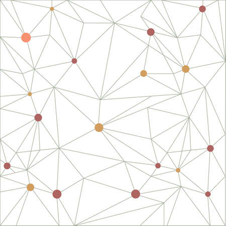 Triangle pattern background in line. のイラスト素材