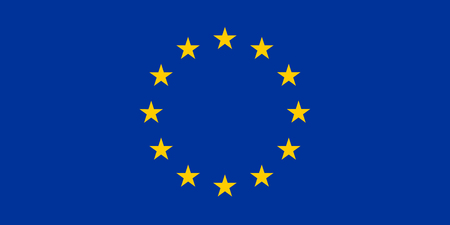 Flag of European Union. Vector Illustrationの写真素材