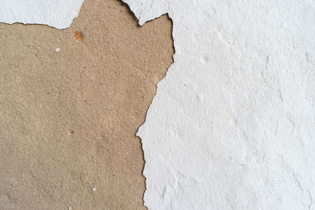 Texture gray and white plastered wall for background. Cement texture wall.の写真素材