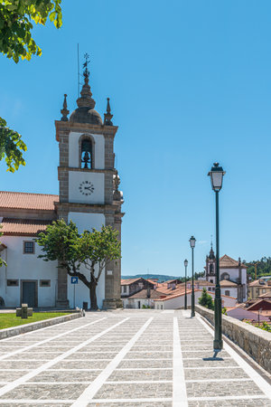 Espirito Santo Church, Arcos de Valdevez, Portugalの写真素材
