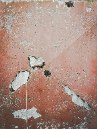 Grunge metal background or texture with scratches and cracksの写真素材