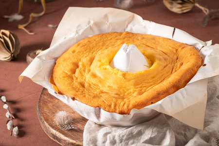 Pao de Lo de Alfeizerao. The traditional Portuguese sponge cake wrapped in the typical paper used on...