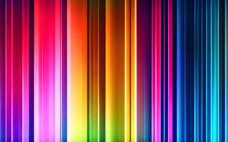 Rainbow colors abstract background for web design. Colorful spectrum gradient.の素材