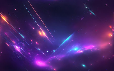 abstract fractal background a computer-generated 2D illustration, textureの素材