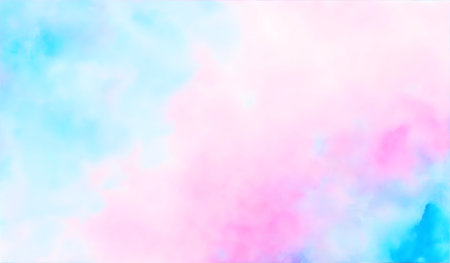 Abstract background of pink, blue and turquoise watercolor paintの素材