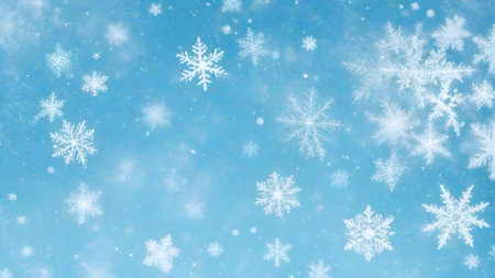Christmas background with snowflakes. Christmas background with snowflakesの素材