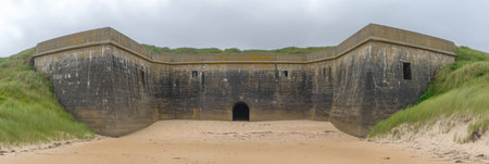 Ancient Stone Fortress Coastal Defense Structure Military History Architecture sea old war sand grayの素材