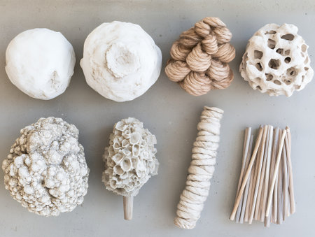 Natural Textures Organic Forms Neutral Tones Coastal Decor Craft Supplies Beige White art sea sandの素材