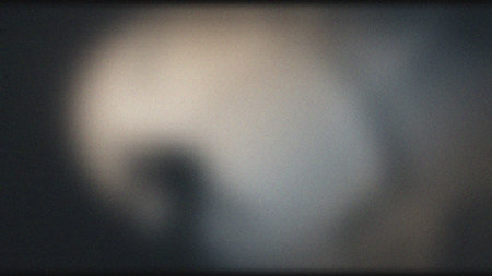 A blurred abstract background featuring a soft gradient with a grainy texture, ideal for modern designs and backgrounds.の素材