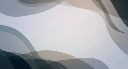 Abstract background with soft gradients, lines and bokeh effect.の素材
