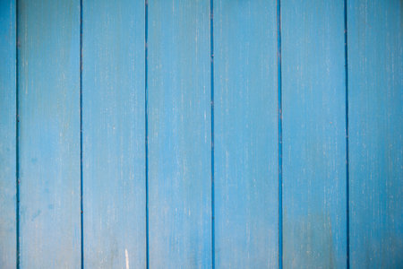 Blue wood plank wall texture background