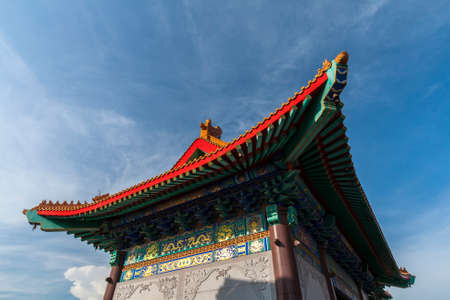Chinese Temple in nonthaburi province, Thailand.の写真素材