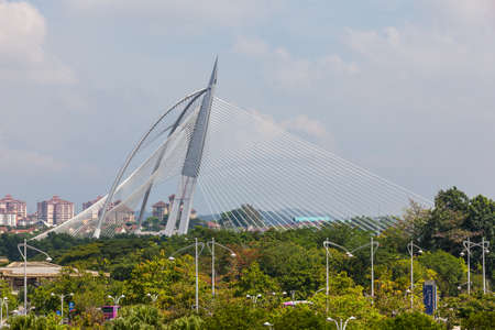cityscape of Putrajaya city the new Federal Territory of Malaysiaのeditorial素材
