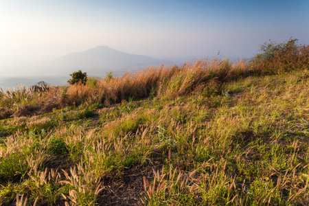 Mount Fuji at Loei Province, Thailand. This's Mountain looks like Mount Fuji in Japan.の写真素材