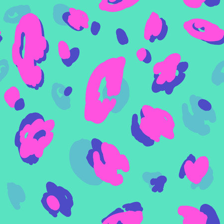 Bright trendy animal print. The texture of the skin of the animal. Bright colours. Vector EPS 10.