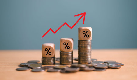 Inflation rate crisis, money economy concept. Business recession risk. Financial bank cost balance....