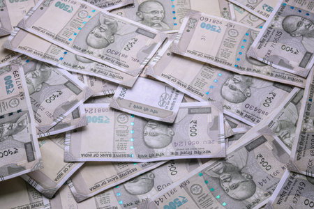 bunch of Indian currency of five hundred rupees