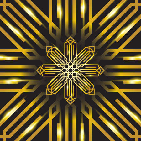Islamic Symbols Ornaments Models Glowing Gold Glittering Elegant Classy Vector. Very Suitable for Hajj and Umrah Business, Islamic Worship Rituals and Islamic Holidays. Woven Inspirational Arab .のイラスト素材