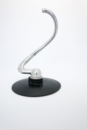 Mixer blade or propeller isolated on whiteの写真素材