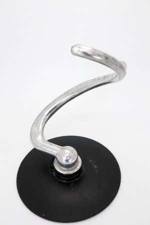 Mixer blade or propeller isolated on whiteの写真素材