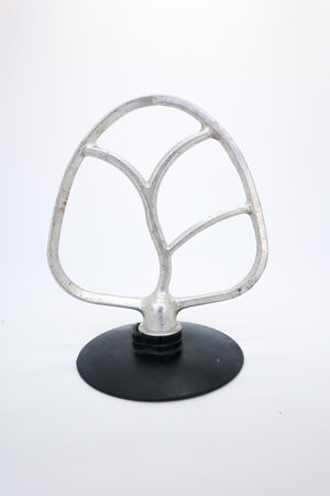 Mixer blade or propeller isolated on whiteの写真素材