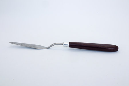 Spatula for cooking colorful isolated whiteの写真素材