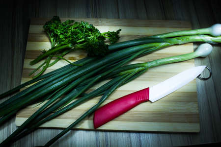 green onionの写真素材