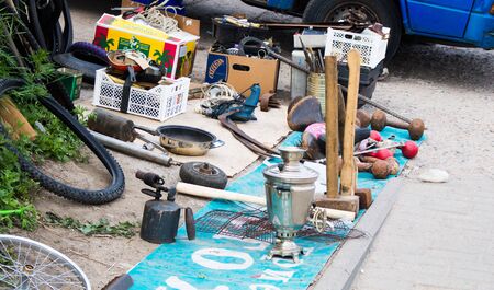 flea marketの写真素材