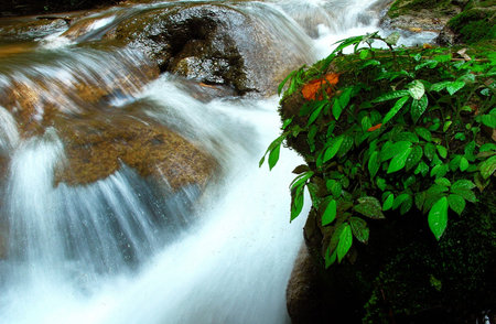 Pong nam dang waterfallの写真素材