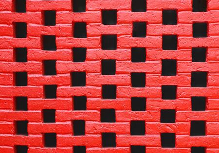 red wallの写真素材