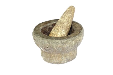 mortar isolatedの写真素材