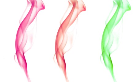  colorful smokeの写真素材