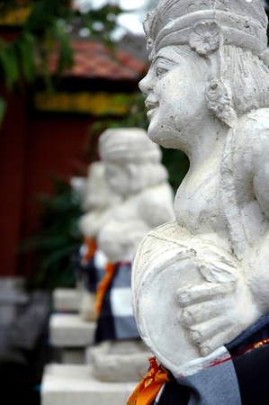 bali style sculptureの写真素材