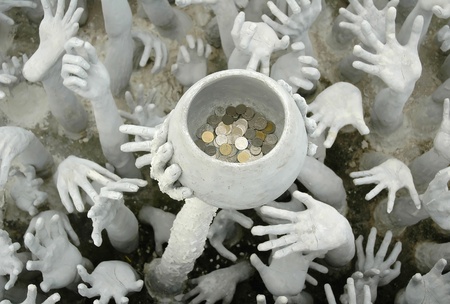 hand sculptureの写真素材